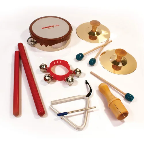 Vista 2 de Hohner - Juego de instrumentos de ritmo de 6 piezas