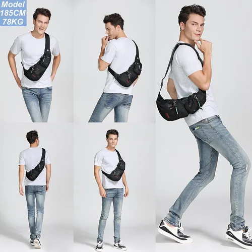 Vista 41 de Nicgid Sling Bag - Mochila bandolera para hombre), LYSB01NH075BJ-SPRTSEQIP