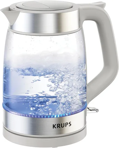 Vista 9 de KRUPS Hervidor de Agua Eléctrico de 1.5L de Acero Inoxidable con Toque Frío en el Interior, Hervido Rápido, Una Taza en 80 Segundos, Pared Doble