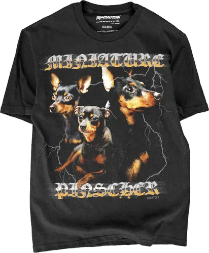 Vista 15 de Camiseta de Heavy Metal de los 80s con Animal en Negro - 100% Algodón - para Hombre y Mujer