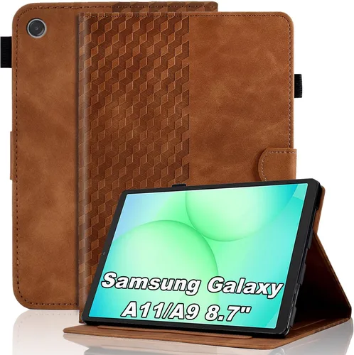 Vista 41 de Funda para Samsung Galaxy Tab S6 Lite 2024/2022/2020 de 10.4 pulgadas SM-P620/P625/P610/P613/P615/P619 de piel sintética, funda magnética con Negro