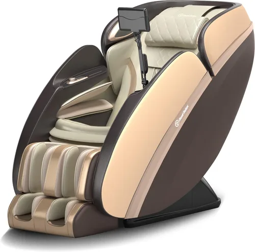 Vista 11 de Real Relax Silla de masaje 4D de cuerpo completo y reclinable, silla de masaje inteligente con 27 modos, 13 técnicas, cuidado de la IA, control