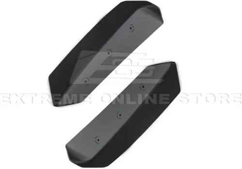 Vista 7 de Repuesto para modelos Chevrolet Corvette C8 2020 Par de mimbres adicionales de alerón de tapa trasera de maletero estilo Z51