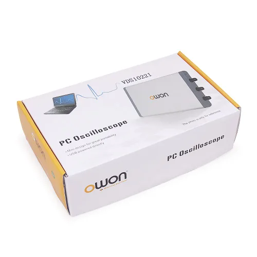 Vista 7 de Owon vds1022i PC USB Osciloscopio, MIT USB aislamiento, 25 MHz
