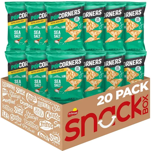 Vista 7 de PopCorners Snacks sin gluten, paquete variado de 3 sabores, bolsas de 1 onza (paquete de 20)