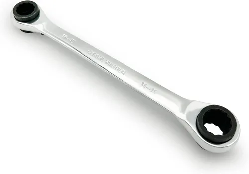 Vista 11 de Llave de trinquete 4 en 1 llave de extremo de caja doble llave de trinquete, llave de trinquete de cabeza flexible, llave de trinquete de anillo