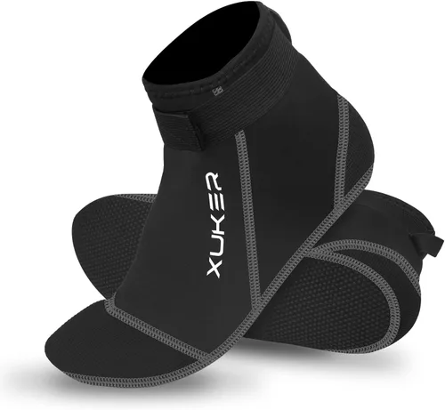 Vista 9 de XUKER Calcetines de neopreno, 0.118 in Playa Voleibol Arena Fútbol Agua Traje Calcetines para Buceo Snorkeling Kayak Remo