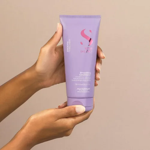 Vista 5 de Alfaparf Milano Semi Di Lino - Acondicionador suave para cabello encrespado y rebelde, acondicionador desenredante suave con semillas de lino