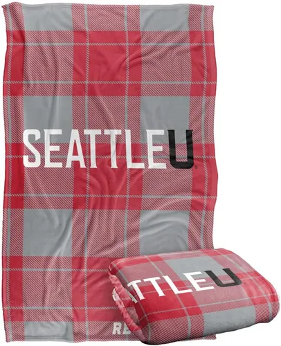 Vista 239 de LOGOVISION St John's University Campus Plaid Spirit Silky Touch Manta súper suave 36 x 58 pulgadas