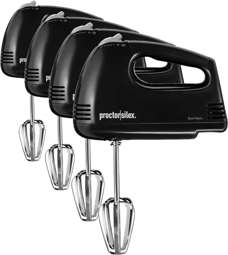Vista 10 de Batidora de mano 62507 de Proctor Silex con 5 velocidades, color negro, Negro