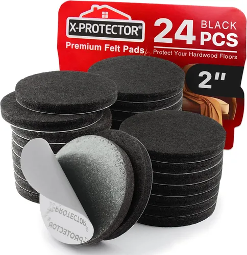 Vista 8 de X-PROTECTOR Almohadillas de Fieltro para Muebles - 32 PCS de 1 1/2" Protectores de Piso para Patas de Sillas y Muebles - ¡Protege Tus Pisos