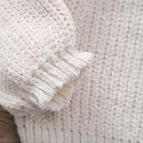 Vista 4 de Suéter de punto para bebé niña y niño, sudadera de manga larga para otoño e invierno