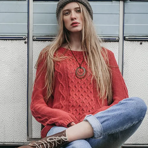 Vista 3 de SAILIMUE Juego de 6 collares largos con colgante para mujer, estilo bohemio, vintage, de madera, otoño, suéter, collar, plumas, libélula de la paz