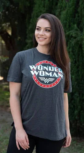 Vista 4 de DC Comics Plus Size Womens T-Shirt Wonder Woman Logo