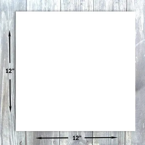 Vista 2 de Hamilco Papel de cartulina blanca para álbumes de recortes, 12 x 12 pulgadas, 65 libras, cartulina – Paquete de 25