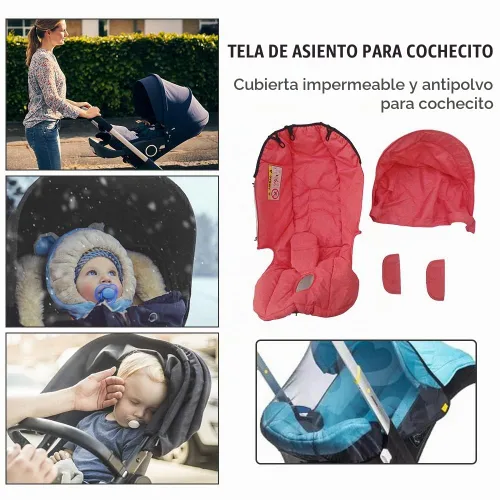 Vista 7 de 4 en 1 para asiento de coche, toldo para cochecito de bebé, cubierta solar para cochecito Doona FooFoo, accesorios para cochecito