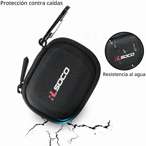 Vista 5 de RLSOCO Estuche Protector para Auriculares de Oído Abierto SHOKZ OpenDots ONE, Auriculares Inalámbricos Bluetooth - Negro (Solo Estuche)