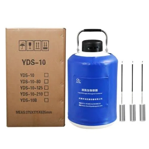 Vista 4 de Contenedor criogénico estático portátil del tanque de almacenamiento del nitrógeno líquido 6L con las correas
