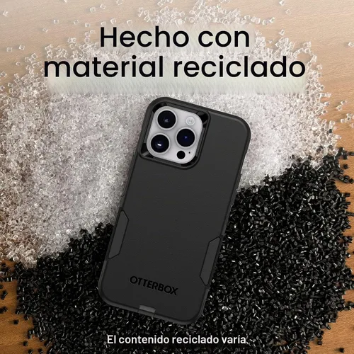 Vista 7 de OtterBox Funda para iPhone 14 Pro Max Commuter Series, negra, delgada y resistente, apta para bolsillo, con protección de puerto