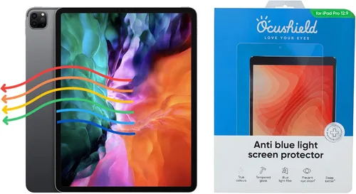 Vista 19 de Ocushield Protector de pantalla de vidrio templado antiluz azul para Apple iPad Mini 1/2/3 (7.9") - Filtro de luz azul para iPad - Anti reflejo