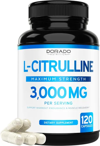 Vista 11 de L Citrulina - Suplementos en polvo (0.11 onzas), soporte para L arginina y óxido nítrico, suplementos de L-citrulina para hombres y mujeres
