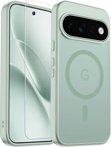 Vista 33 de SUPFINE Funda magnética para Google Pixel 10 Pro XL con protector de pantalla (imanes integrados) (protección contra caídas de grado militar)
