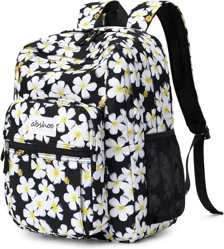 Vista 13 de Abshoo Classical Basic Mochila de viaje para escuela resistente al agua. Mochila escolar de espalda., Negro), BPDU1B1
