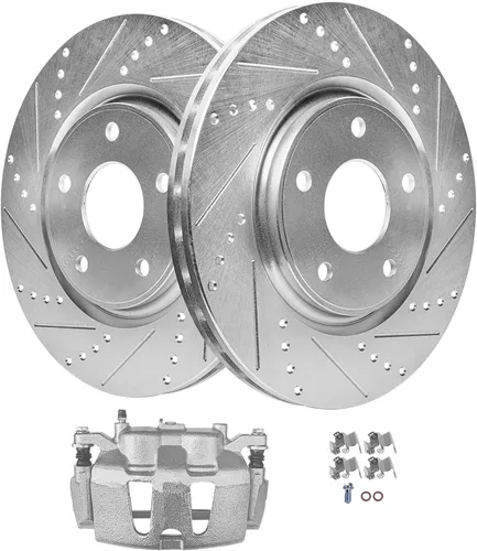 Vista 25 de Detroit Axle - Kit de freno trasero para Chevy GMC Silverado Sierra Suburban Yukon XL 1500 Astro Tahoe Safari Rotores de freno de disco Reemplazo