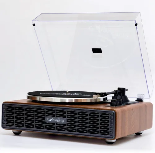 Vista 11 de Annesburg Reproductor de Discos de Vinilo, Tocadiscos Bluetooth con Altavoces Incorporados para Discos de Vinilo, Alta Fidelidad con Transmisión por