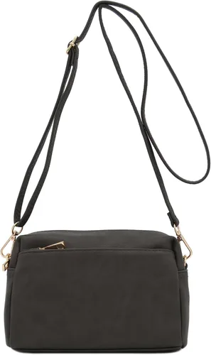 Vista 108 de FashionPuzzle Triple Zip Small Crossbody Bag