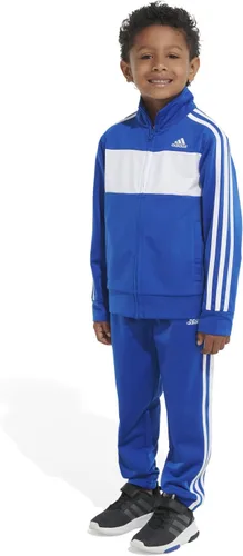 Vista 6 de adidas Tricot - Conjunto de ropa de chaqueta y pantalón para niño