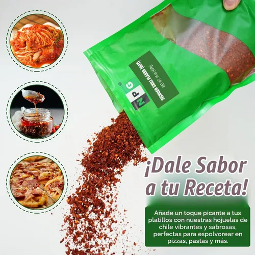 Vista 3 de NPG Copos de chile Sichuan de 16 onzas, copos de pimiento rojo triturado