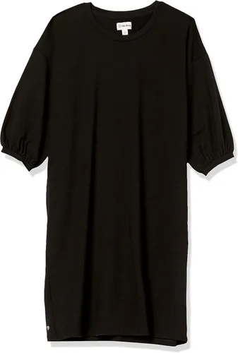 Vista 6 de The Drop Estelle - Mini vestido de sudadera de rizo francés de manga abullonada para mujer