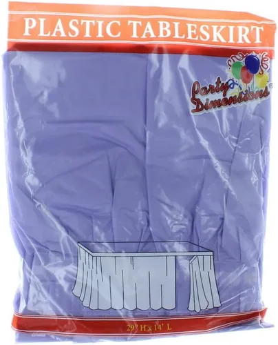 Vista 18 de Mantel de plástico negro rectangular de 29 pulgadas x 14 pulgadas para fiesta