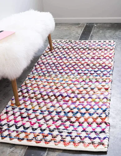 Vista 12 de Unique Loom Braided Chindi Collection - Alfombra casual moderna para múltiples áreas, 9 pies x 12 pies, rectangular de 9 x 12 pies
