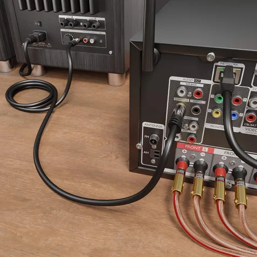 Vista 5 de KabelDirekt – 5 pies – Cable de cable de subwoofer RCA/Phono, 1 a 1 RCA/Phono, Audio/Digital/Video