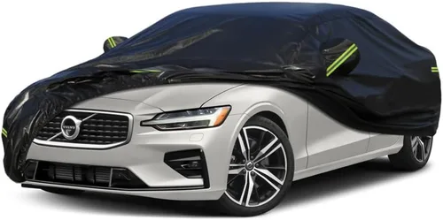 Vista 122 de Kaugung Funda para Coche de Ajuste Personalizado BMW Serie 3 E30 (1982-1994), 7 Capas Resistente al Viento Todo Clima Impermeable Cubierta Exterior