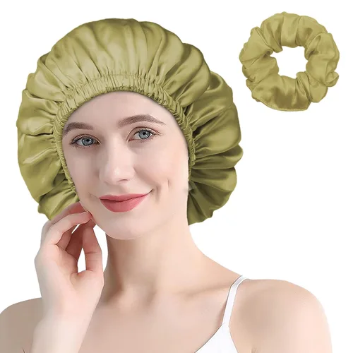 Vista 20 de WIGI Juego de 2 coleteros de seda, 100% seda de morera pura, no daña el cabello para mujeres, súper suave, elegante, apto para todo tipo de cabello