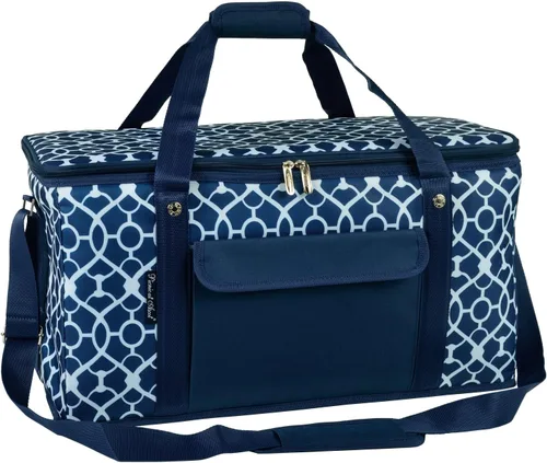 Vista 10 de Picnic at Ascot Enfriador plegable resistente a prueba de fugas con capacidad para 64 latas, diseñado y aprobado de calidad en los Estados Unidos