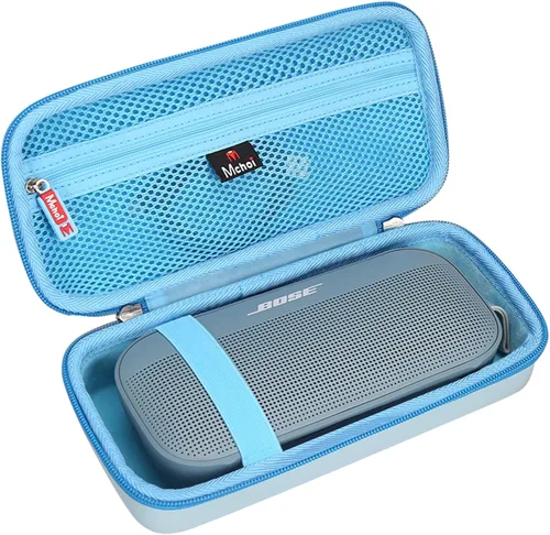 Vista 2 de Funda de viaje rígida de repuesto para Bose SoundLink Flex 2ª generación/Bose SoundLink Flex Bluetooth altavoz portátil Bluetooth, azul, solo funda