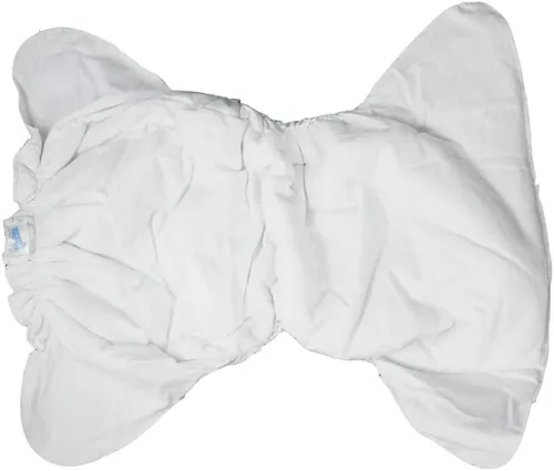 Vista 4 de Haian ABDL Pañales de PVC AIO para incontinencia para adultos (M-L, azul bebé)