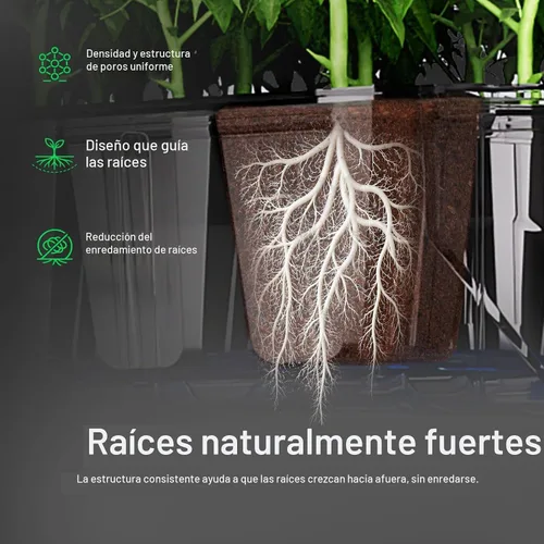 Vista 4 de VIVOSUN Enraizador de semillas, tapones de inicio de plantas, 40 cubos