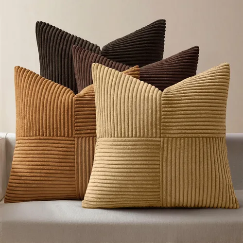 Vista 31 de MIULEE - Juego de 4 fundas de almohada beige de 16x16 pulgadas estilo bohemio con mosaico, fundas de cojín modernas estilo granja con cremallera