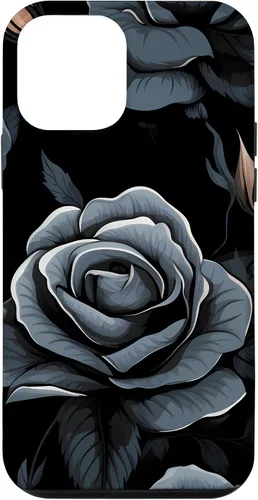 Vista 16 de Black Rose Floral Flower Case for iPhone 16