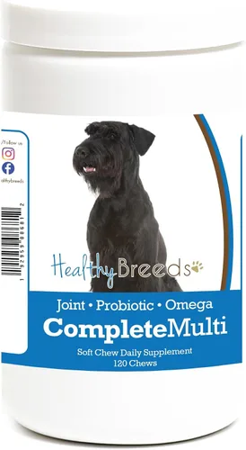 Vista 40 de Healthy Breeds Affenpinscher todo en uno multivitamínico suave masticable 120