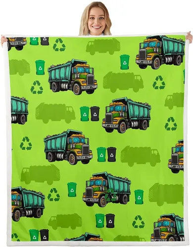 Vista 8 de Kids Train Flannel Blanket,Cartoon Car Bedroom Living Room Soft Cozy Fleece for Living Room Bedroom,Boys Girls Choo-Choo Train Tracks Blankets Decor