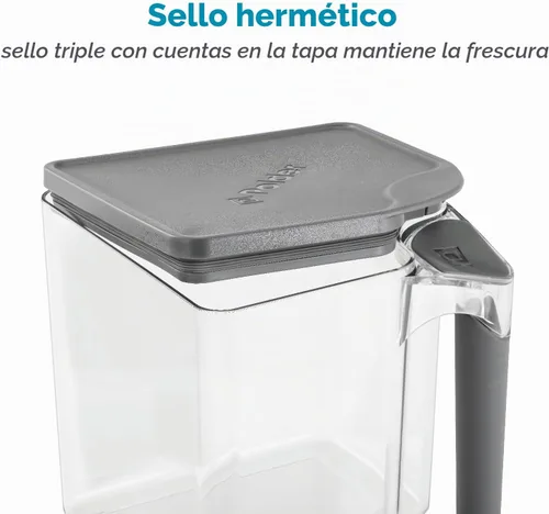 Vista 8 de Polder Handle-It - Recipiente de plástico sin BPA, contenedor apilable de almacenamiento de cocina, solución de almacenamiento de alimentos