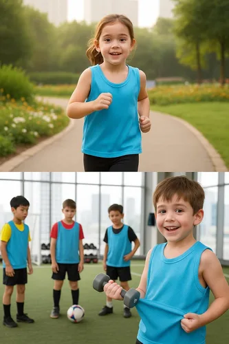 Vista 8 de Chalecos de entrenamiento para niños, para baloncesto, fútbol, voleibol
