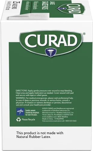Vista 2 de Curad Pro-Gauze - Almohadillas estériles de 4 x 4 pulgadas, 25 unidades (el embalaje puede variar)