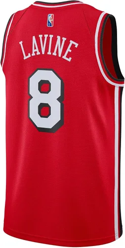 Vista 3 de Zach LaVine Chicago Bulls Red #8 Infants Toddler City Edition Swingman Jersey